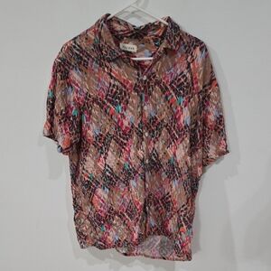 PacSun Sz Large Multicolor Button Down Shirt